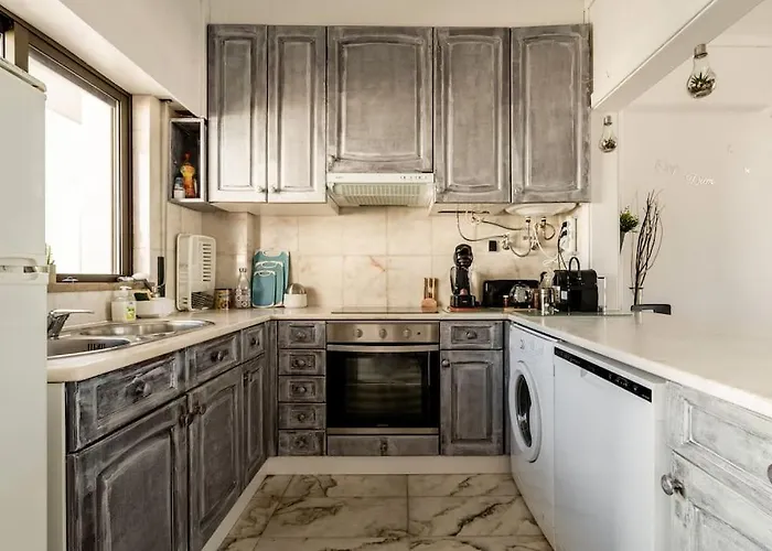 Apartmán Oura White View 2 Min Walk Sea